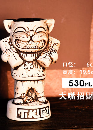 Tiki Mug — Bigmouth Maneki-neko 530ml