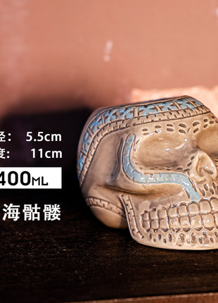 Tiki Mug — Deep Sea Skull 400ml Gray