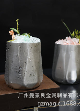 Stainless steel glass