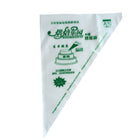 Pastry bag with brand logo and text, dimensions labeled | Cocktail Ceremony