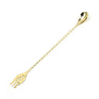 Bar spoon Fork — twisted shaft detail | Cocktail Ceremony
