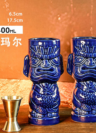 Tiki Mug — Aimar 400ml Blue