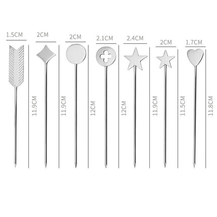 Steel skewers / sticks (set  10Pcs)