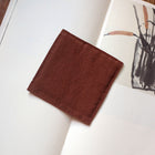Fabric Coaster — Coffee cotton (9×9 cm)