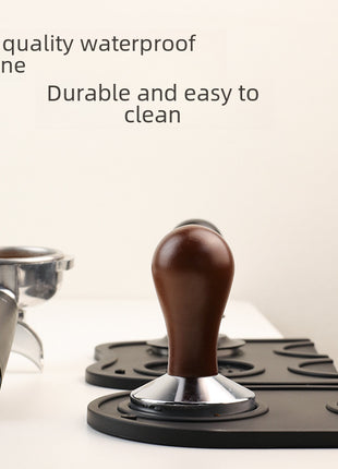 Coffee tamper mat