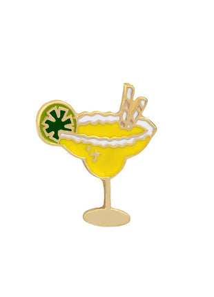 Cocktails pin Margarita