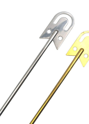 Swizzle stick "paper holder"
