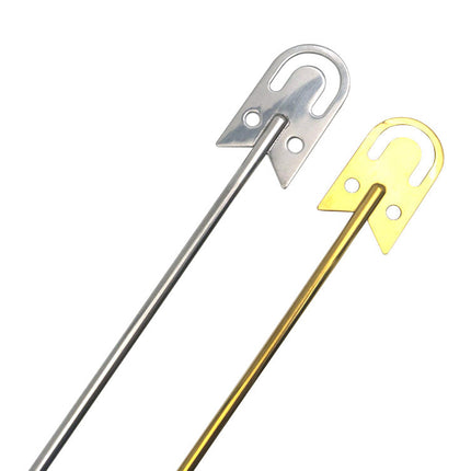 Swizzle stick "paper holder"