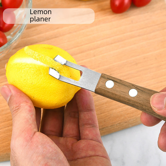 Carving knife wooden handle