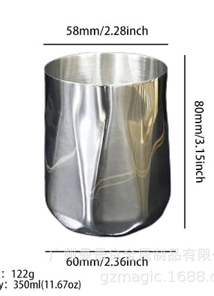 Stainless steel glass