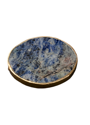 Natural jade coaster