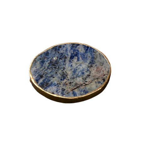 Natural jade coaster — bar drink coaster for cocktail bars | Cocktail Ceremony