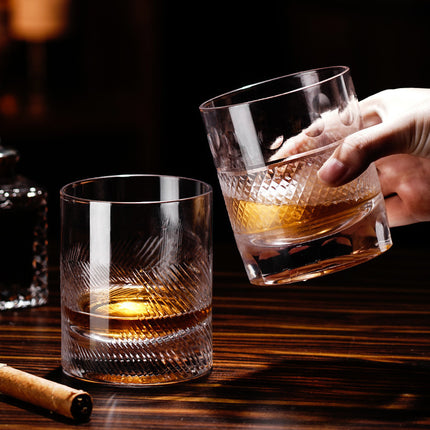 engraved high-end glasses