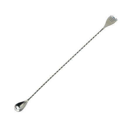 Bar spoon strainer