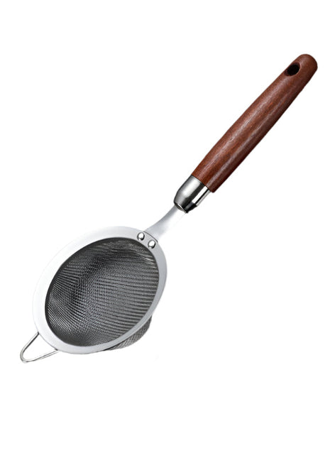 Fine strainer wooden handle