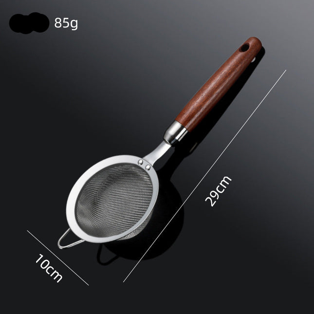 Fine strainer wooden handle