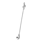 Bar spoon Note, 30cm stainless steel with treble clef tip | Cocktail Ceremony