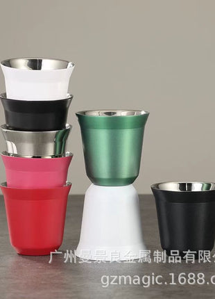double-layer coffee mug