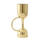 Jigger with side handle — black finish | Cocktail Ceremony