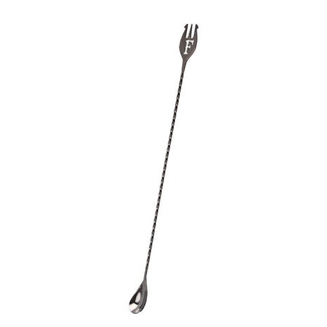 Bar spoon Fork — spearing a garnish | Cocktail Ceremony