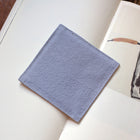 Fabric Coaster — Gray cotton (9×9 cm)