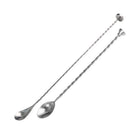 Bar spoon Muddler, stainless steel with muddler head | Cocktail Ceremony