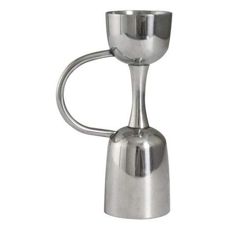 Jigger with side handle, 25/50ml stainless steel | Cocktail Ceremony