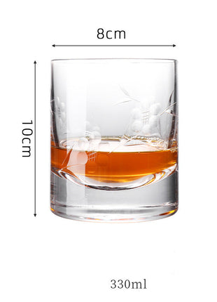 engraved high-end glasses