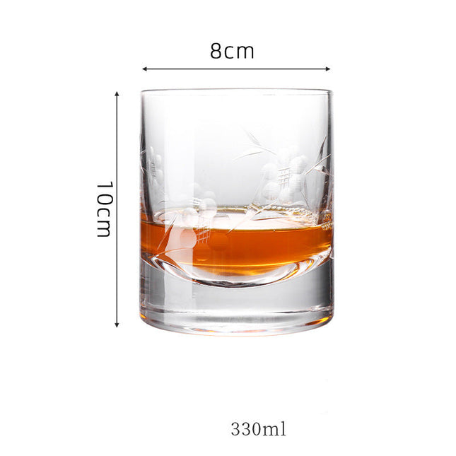 engraved high-end glasses