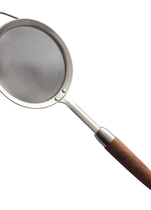 Fine strainer wooden handle