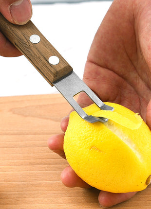 Carving knife wooden handle