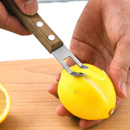 Carving knife wooden handle