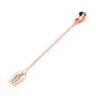 Bar spoon Fork — black finish | Cocktail Ceremony