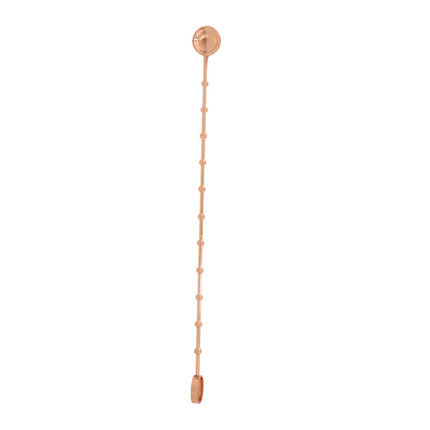 Copper wall-mounted candle holder on a white background