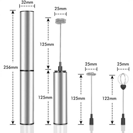 Electric milk frother, view 2 — barista coffee tool for cocktail bars | Cocktail Ceremony