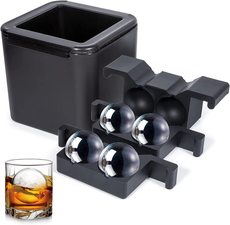 4-hole Ice Mold, view 2 — cocktail ice cube mold for cocktail bars | Cocktail Ceremony
