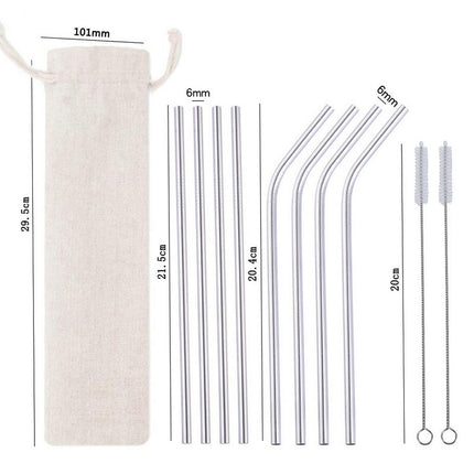 Metal straws