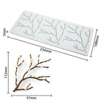 3 peach branch mat
