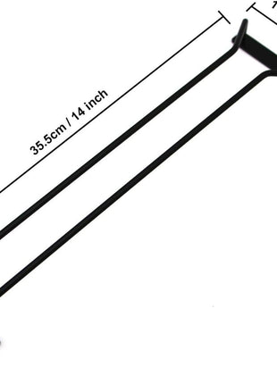 glass holder rail