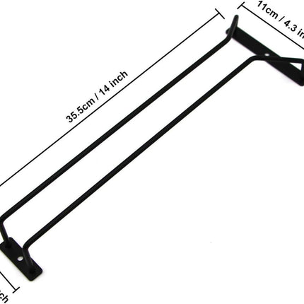 glass holder rail