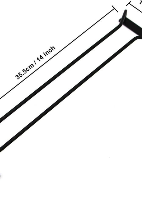 glass holder rail
