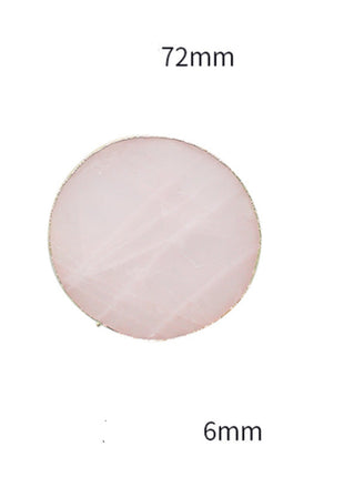 Natural jade coaster