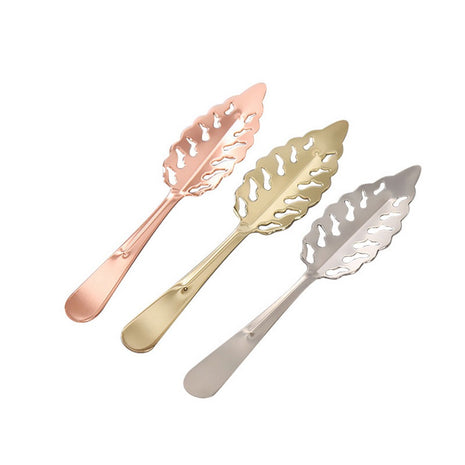 Vintage absinthe spoon — slotted leaf detail | Cocktail Ceremony