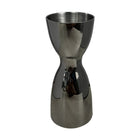 Hourglass jigger, 30/50ml matte black stainless steel | Cocktail Ceremony