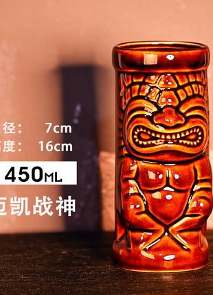 Tiki Mug — Maikai War God 450ml Coffee color