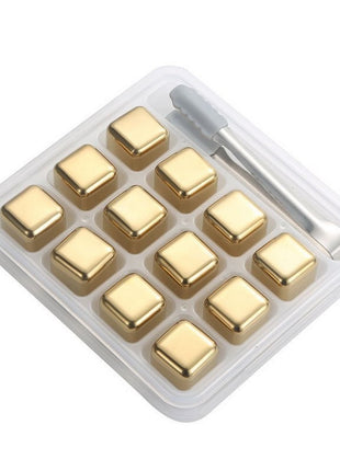 Metal ice cubes