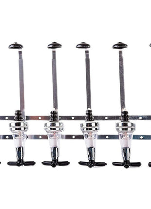 wall-mounted pourer rack (6 bottles)