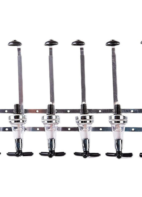 wall-mounted pourer rack (6 bottles)
