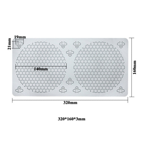 Honeycomb Silicone Mold — silicone bar mold for cocktail bars | Cocktail Ceremony