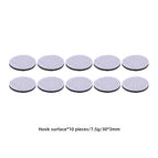 Ten round hook stickers